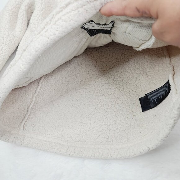 The North Face Girls' Creamy White Campshire Sherpa Fleece Pullover Size S (7/8) - Picture 8 of 12